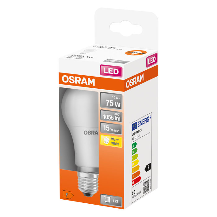 Osram LED Star Classic standardpære E27 10 W